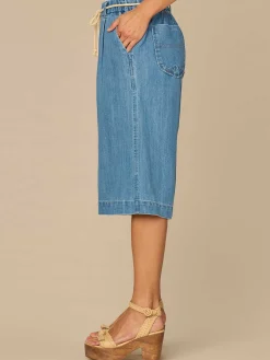 "Ab"leisure Skyrise Relaxed Bermuda Shorts with Rope Tie Belt