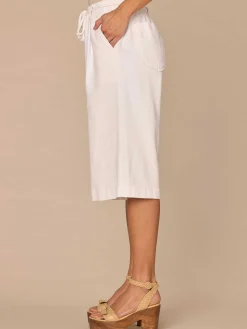 "Ab"leisure Skyrise Spade Pocket Bermuda Shorts with Rope Tie Belt