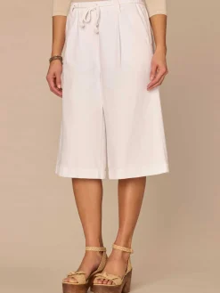 "Ab"leisure Skyrise Spade Pocket Petite Bermuda Shorts with Rope Belt