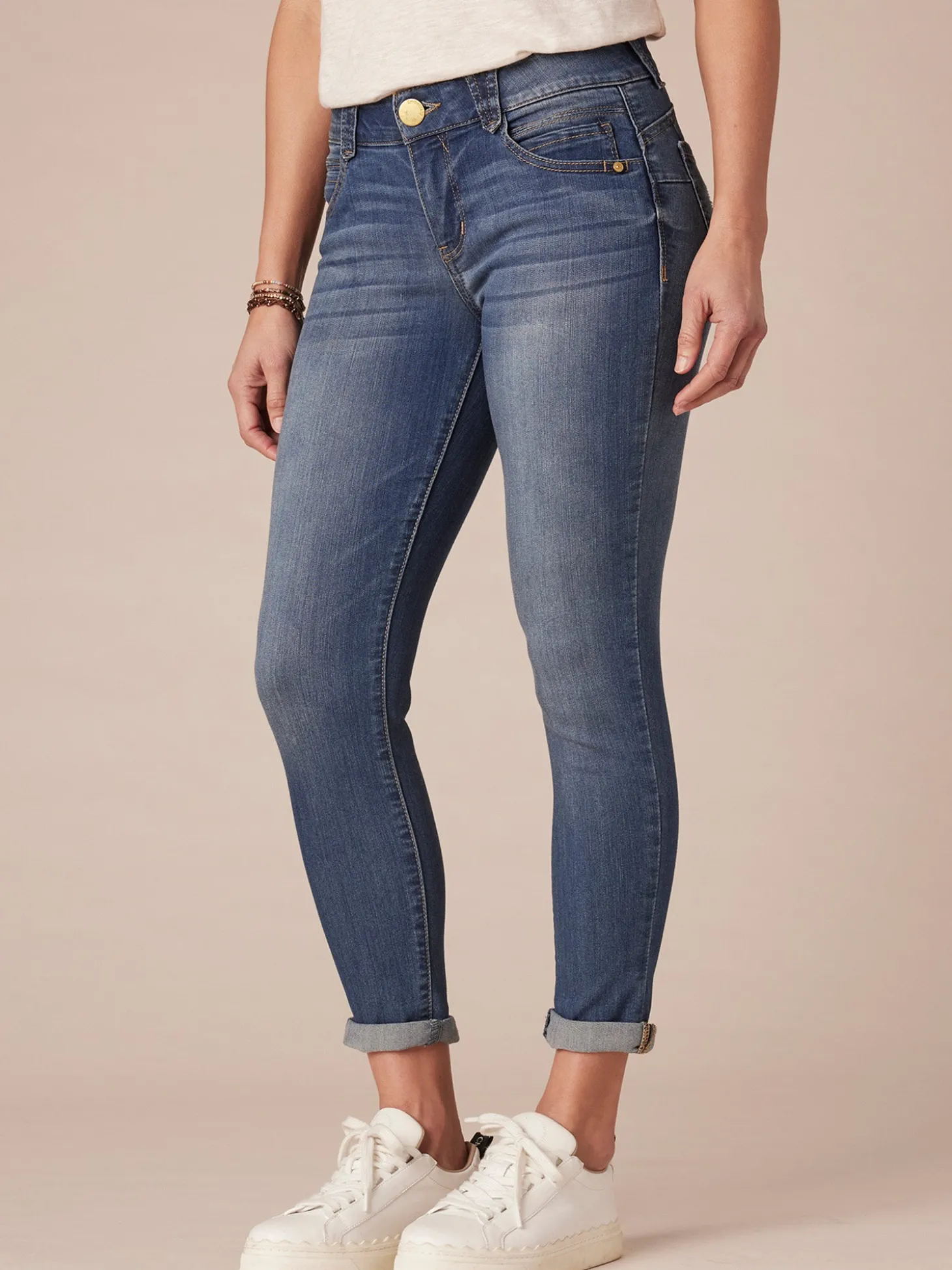 "Ab"solution® Ankle Skimmer Blue Jeans