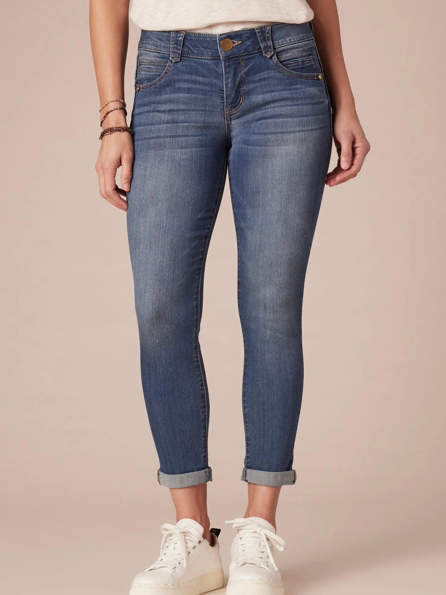 "Ab"solution® Ankle Skimmer Blue Jeans