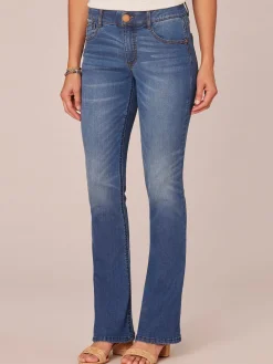 "Ab"solution® Artisanal Blue Denim Itty Bitty Bootcut Jeans