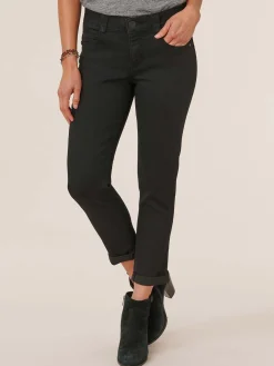 "Ab"solution® Black Denim Ankle Skimmer Jean