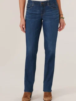 "Ab"solution® Booty Lift Straight Leg Indigo Jeans