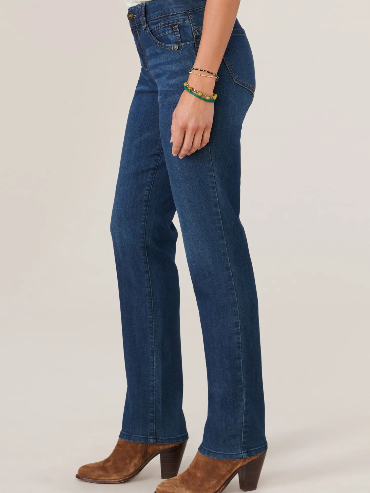 "Ab"solution® Booty Lift Straight Leg Indigo Jeans