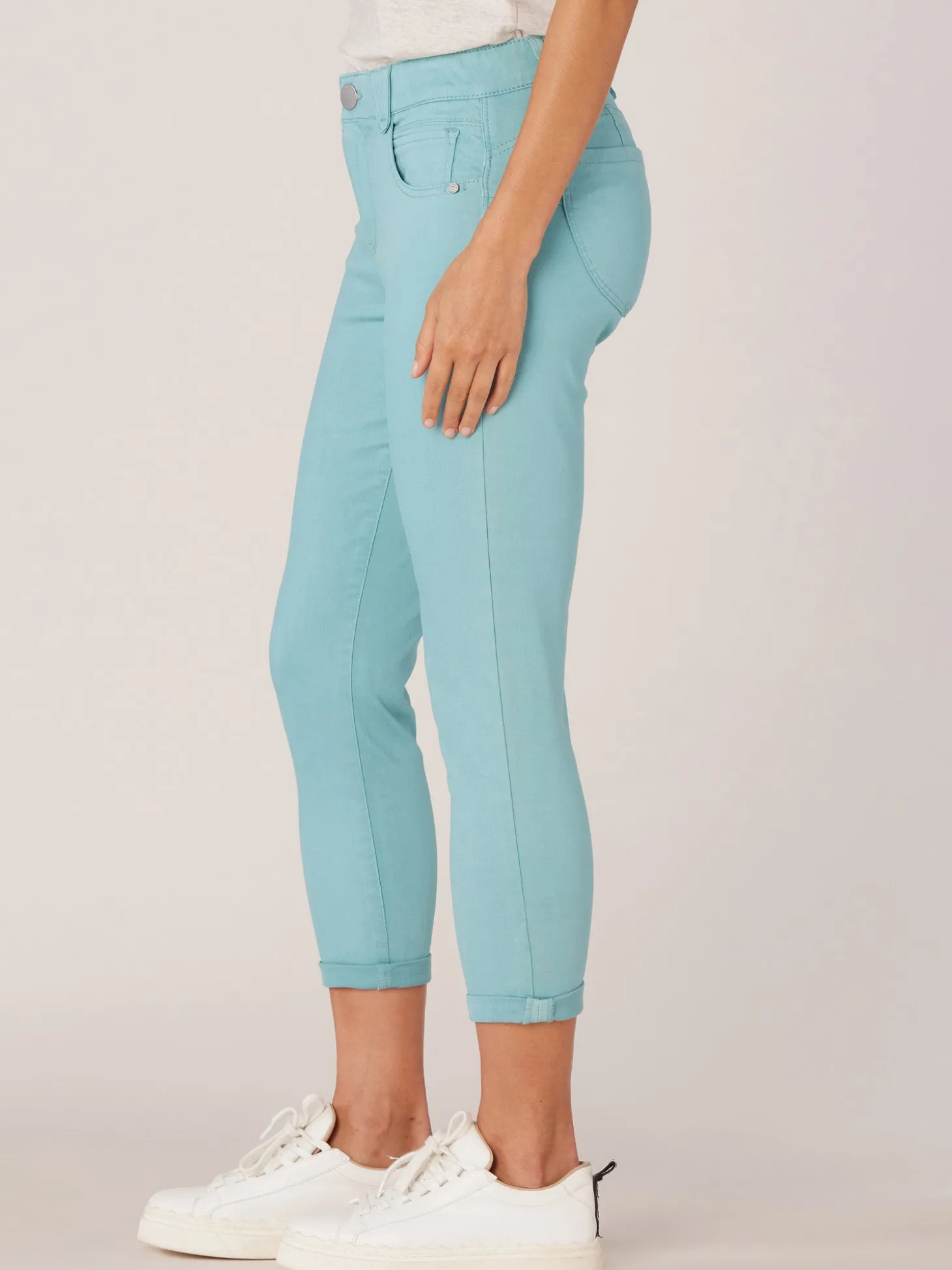 "Ab"solution® Color Ankle Skimmer Petite Skinny