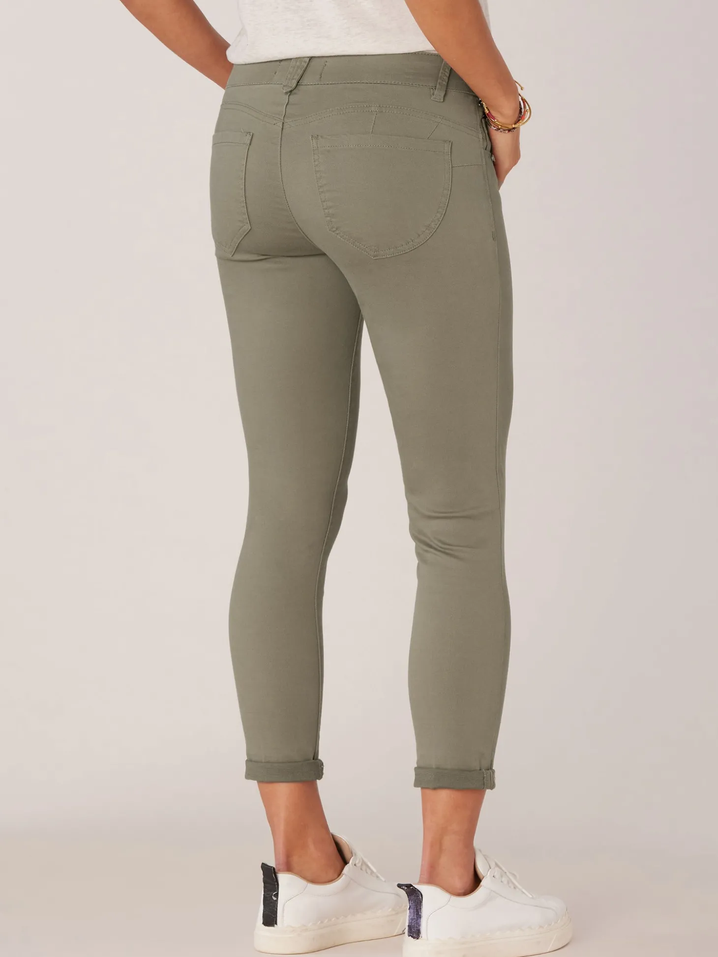 "Ab"solution® Colored Ankle Skimmer Pants