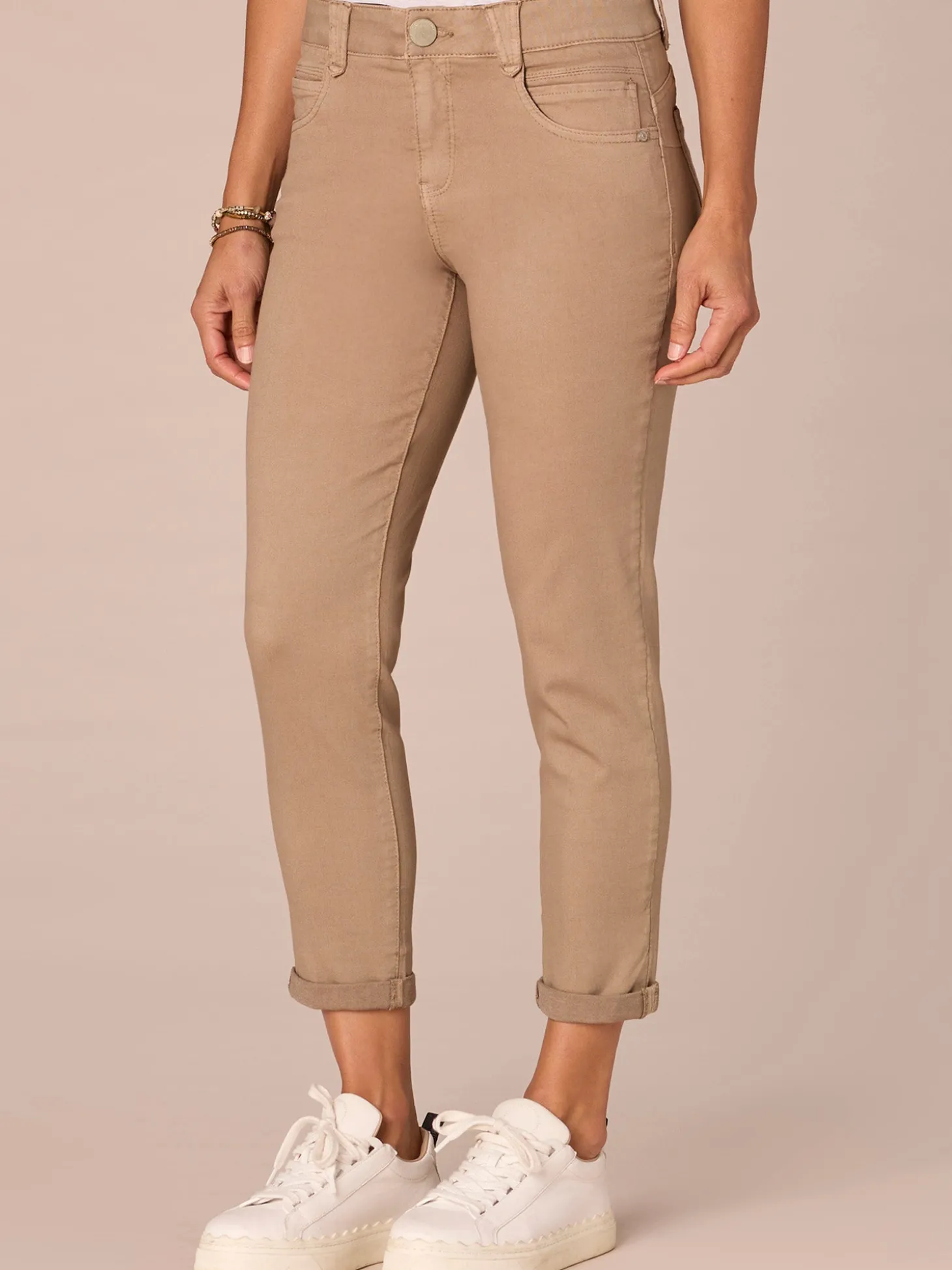 "Ab"solution® Colored Ankle Skimmer Pants