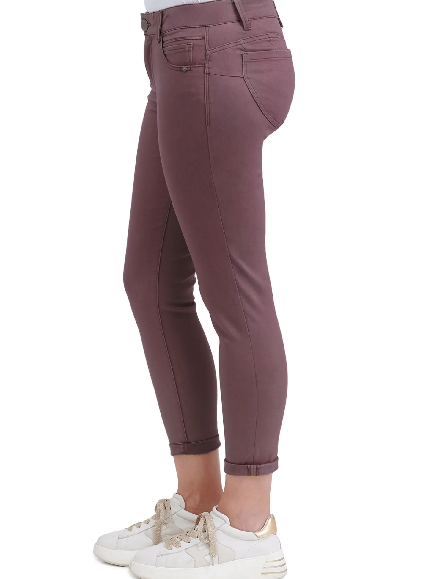 "Ab"solution® Colored Ankle Skimmer Pants
