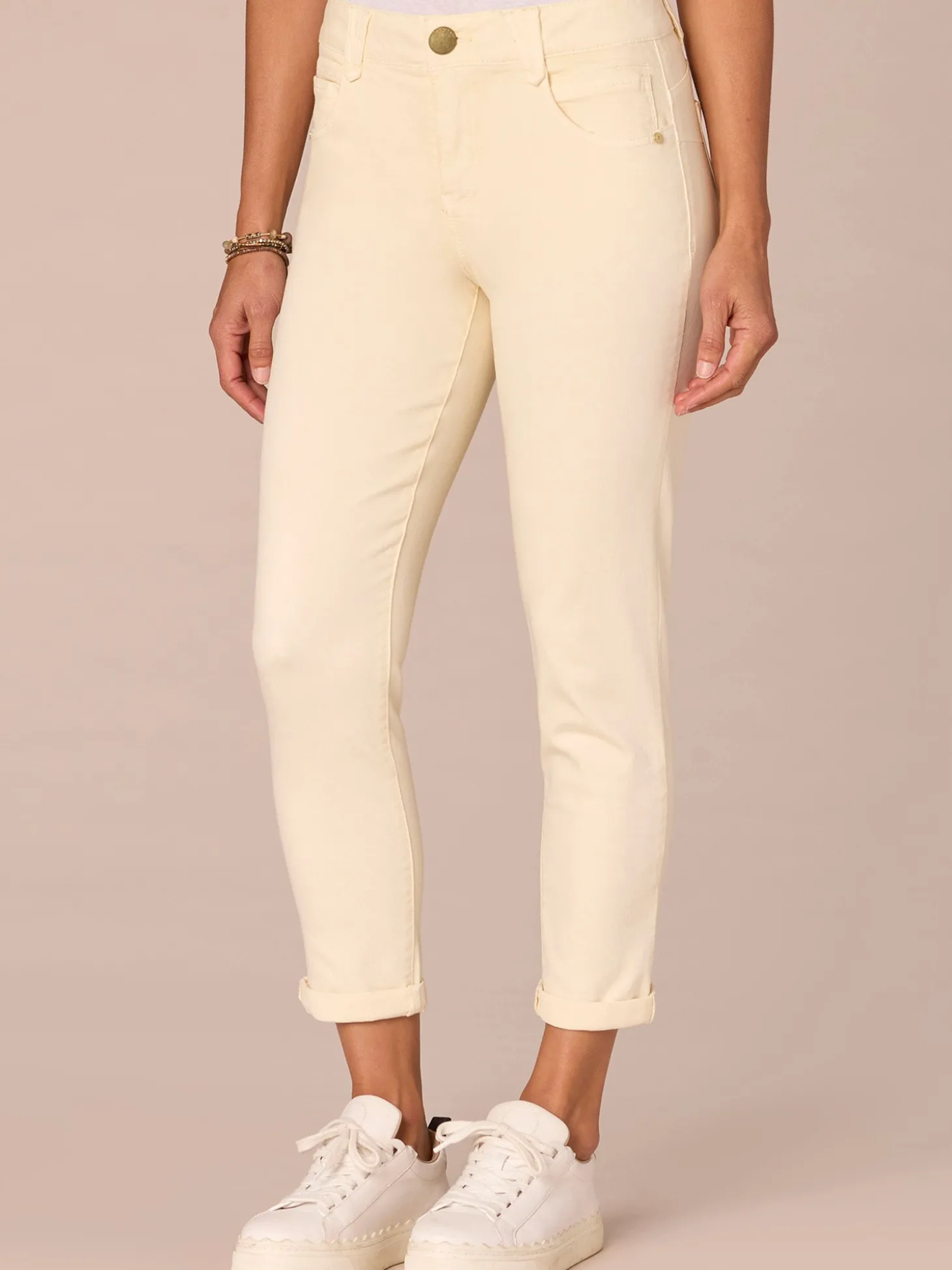 "Ab"solution® Colored Ankle Skimmer Pants