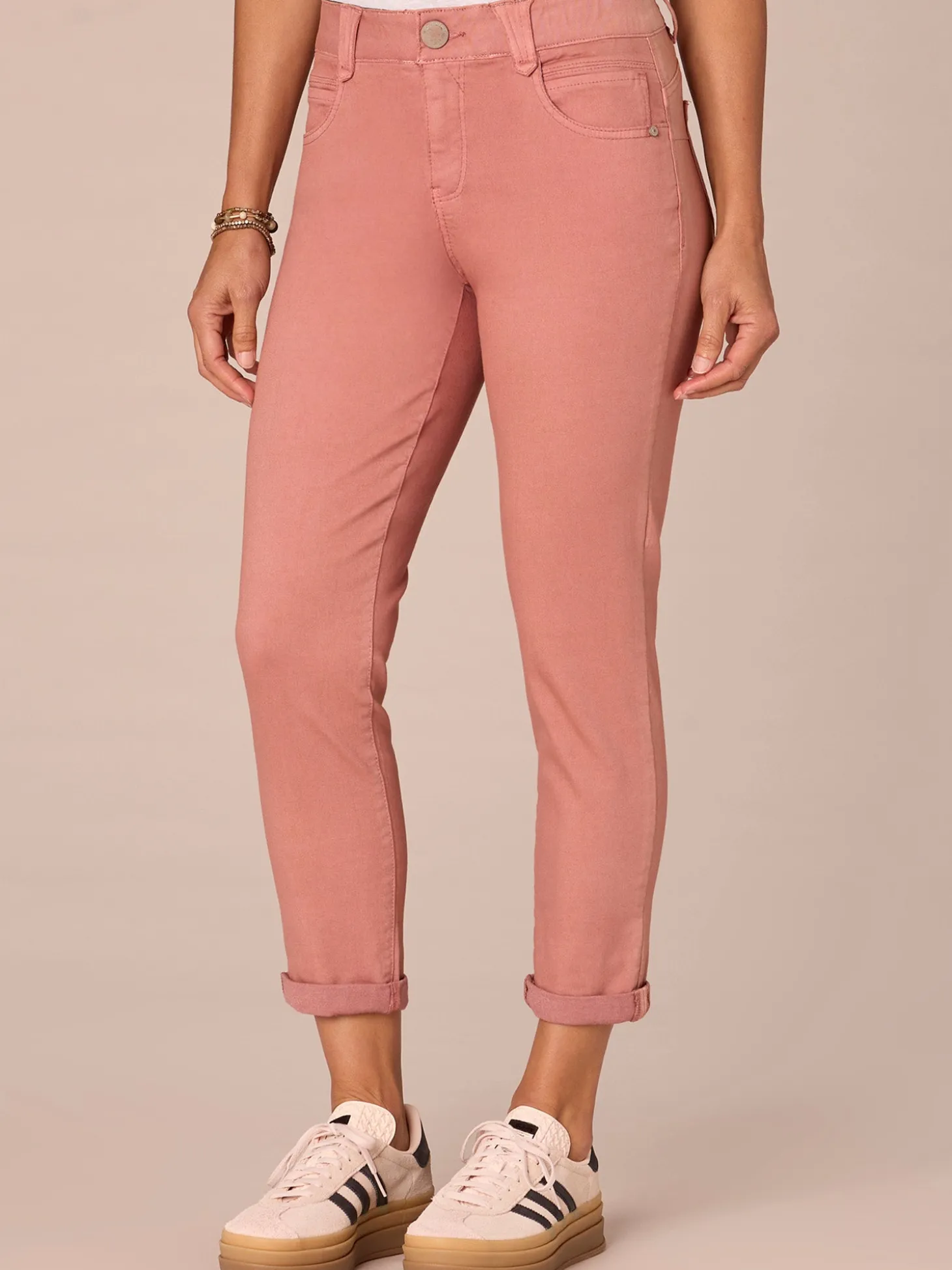 "Ab"solution® Colored Ankle Skimmer Pants