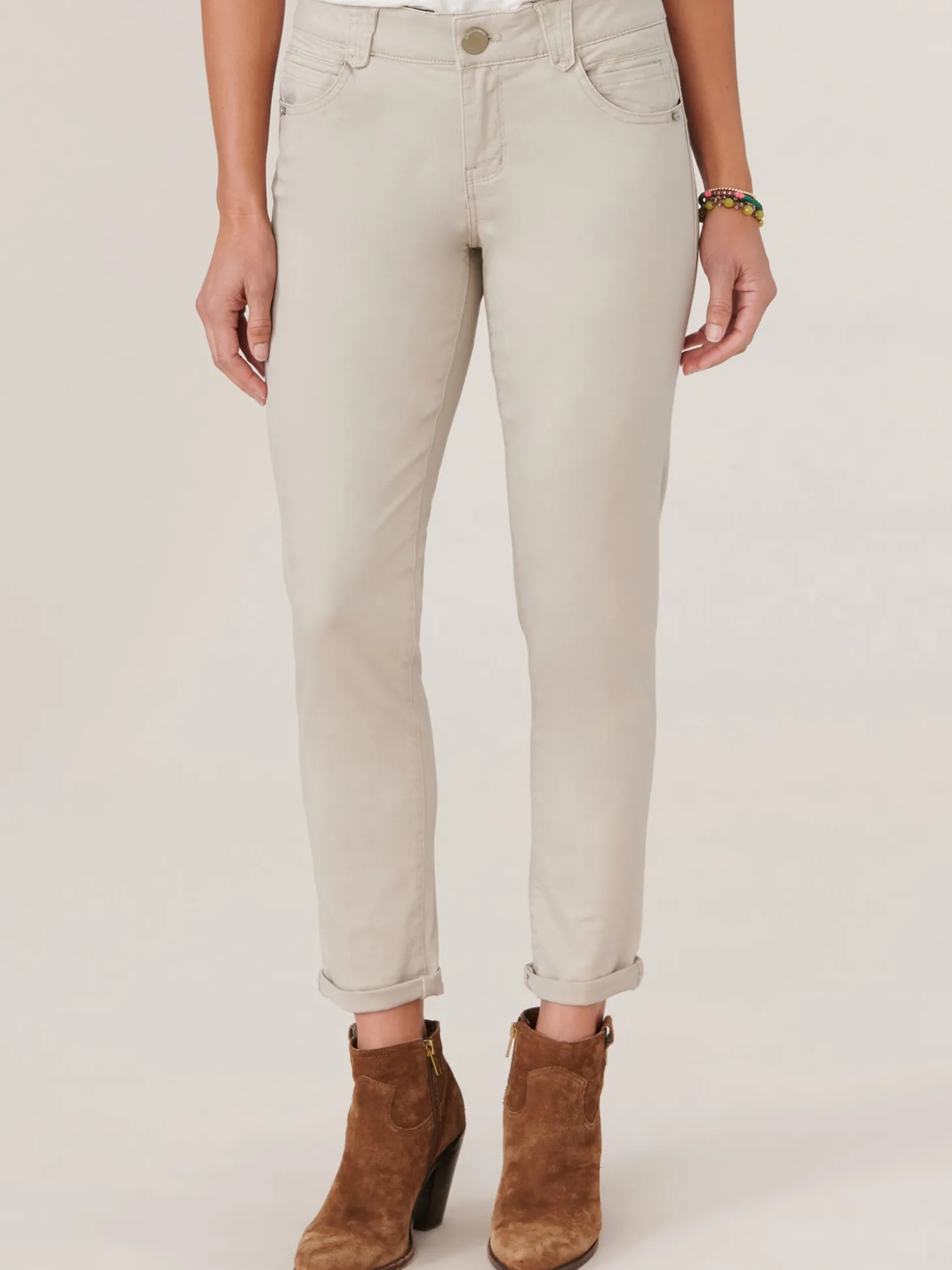 "Ab"solution® Colored Ankle Skimmer Pants