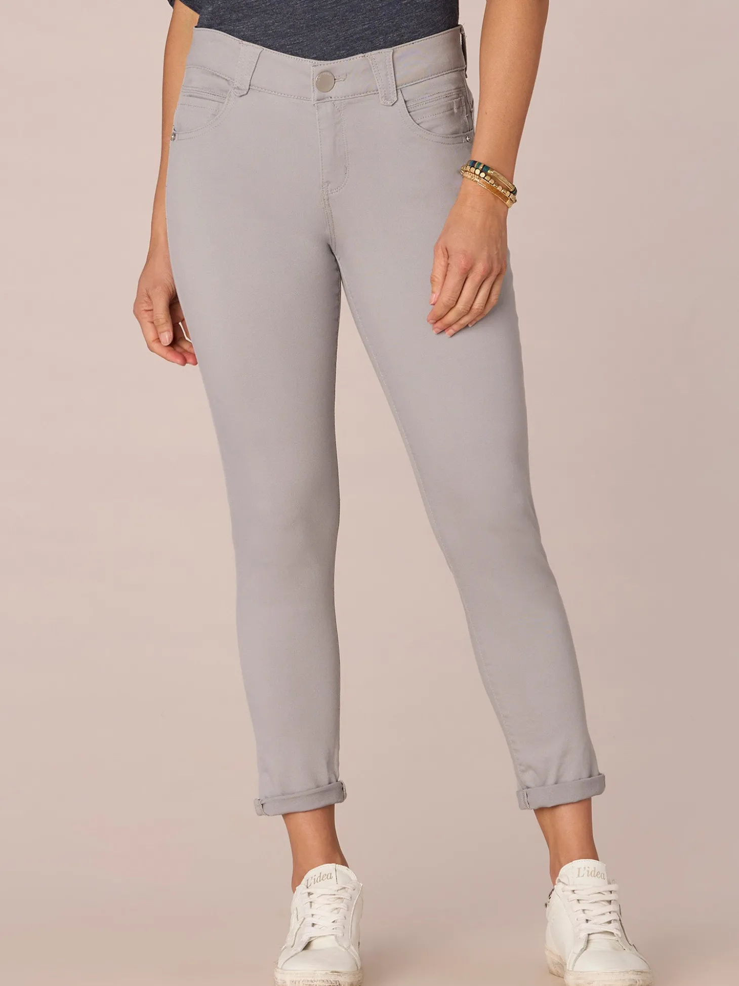 "Ab"solution® Colored Ankle Skimmer Pants