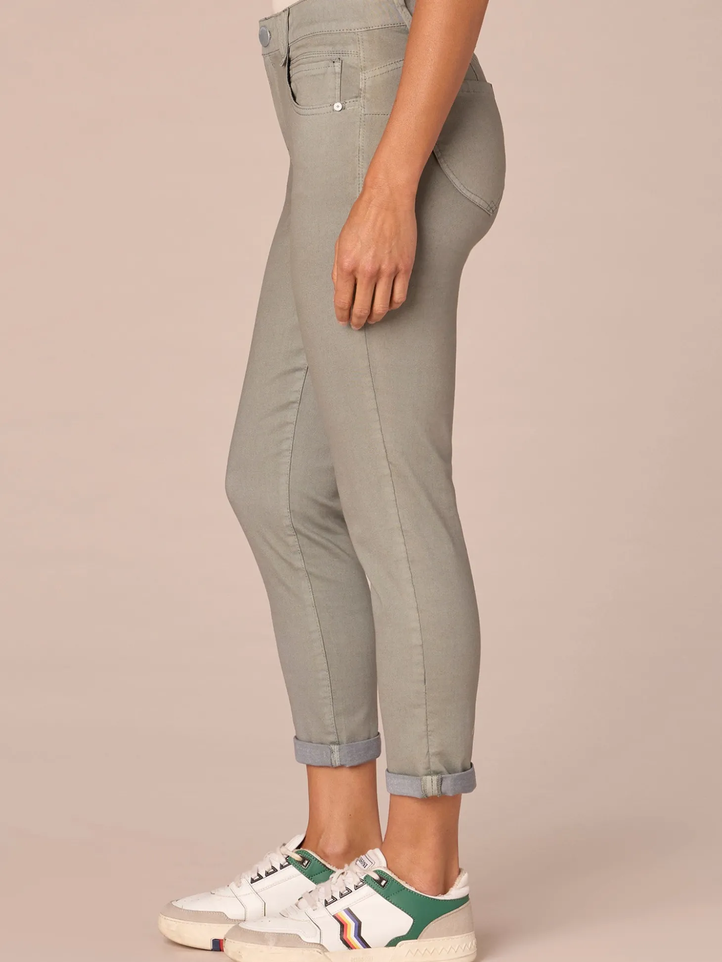 "Ab"solution® Colored Ankle Skimmer Pants