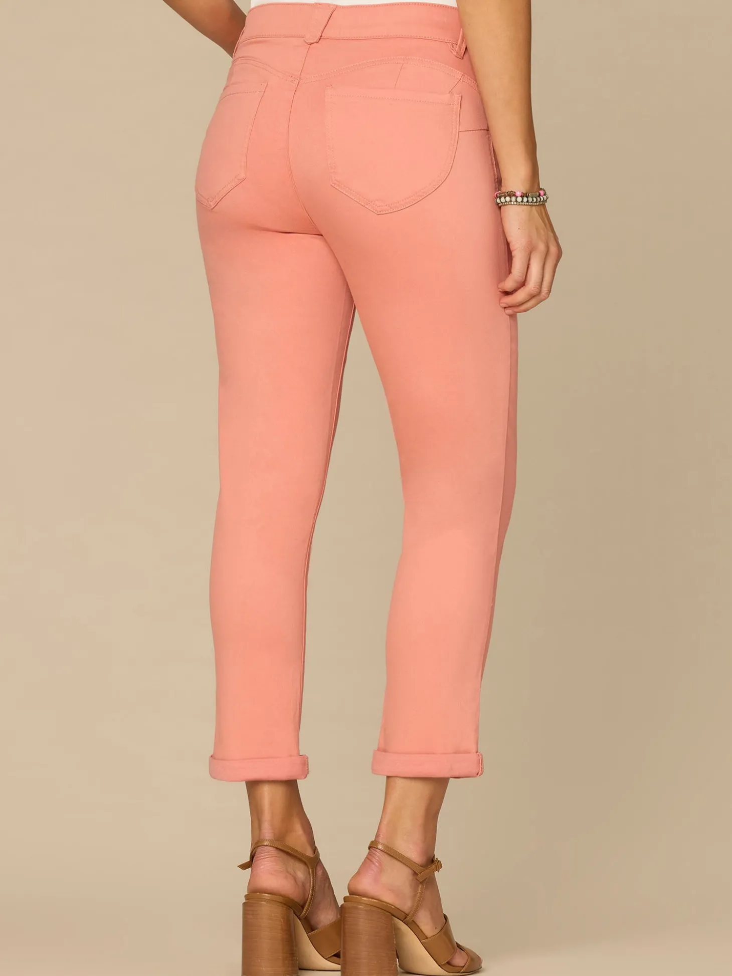 "Ab"solution® Colored Ankle Skimmer Pants