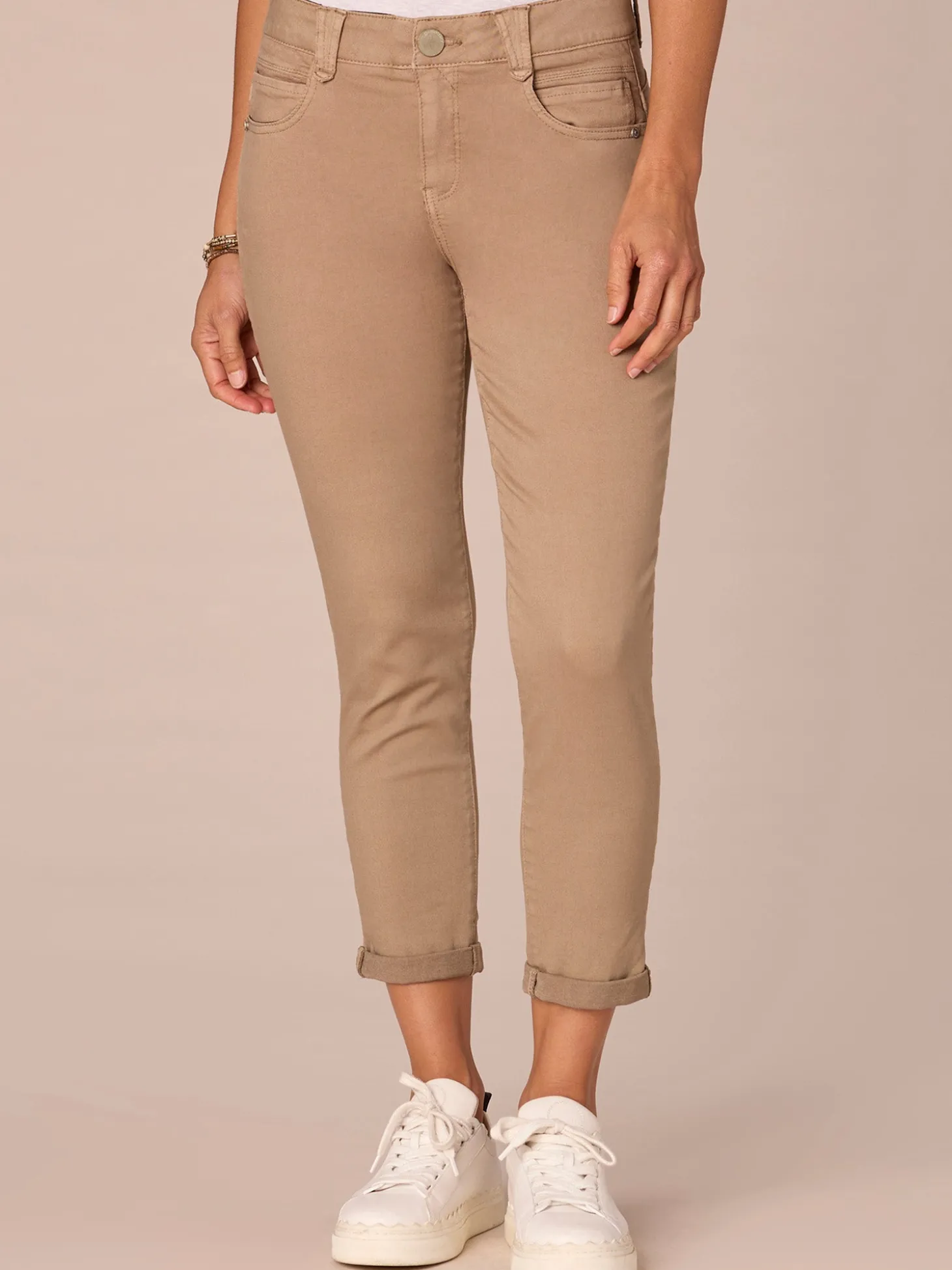 "Ab"solution® Colored Ankle Skimmer Pants