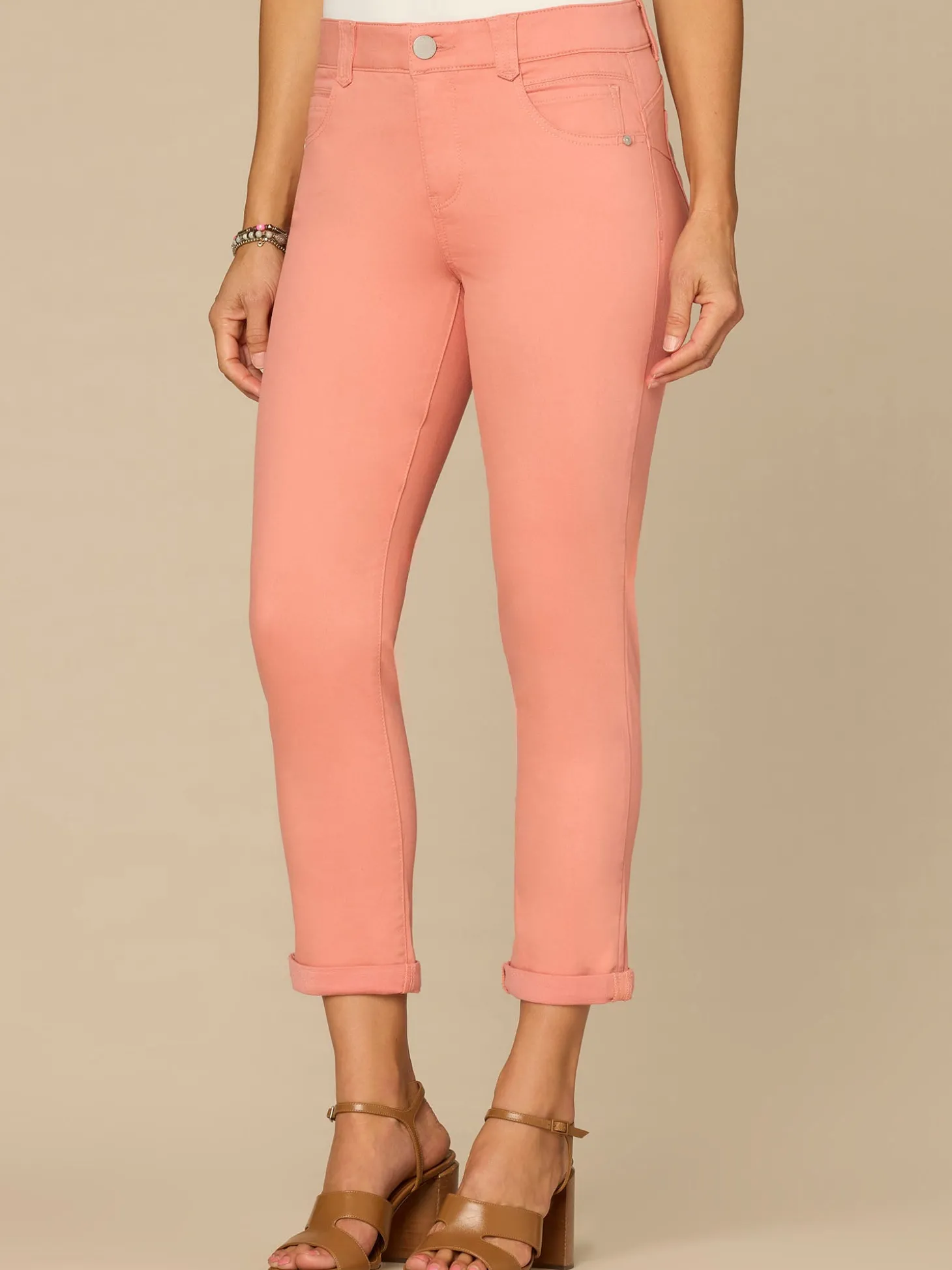 "Ab"solution® Colored Ankle Skimmer Pants