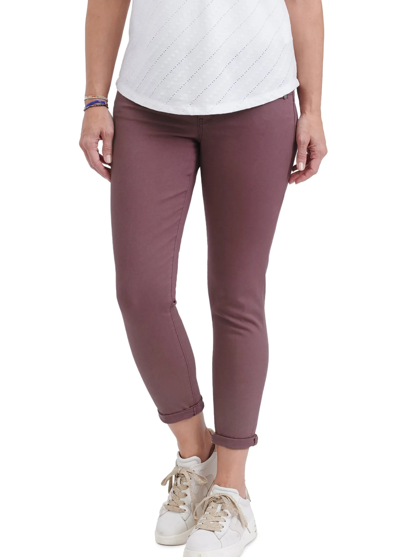 "Ab"solution® Colored Ankle Skimmer Pants