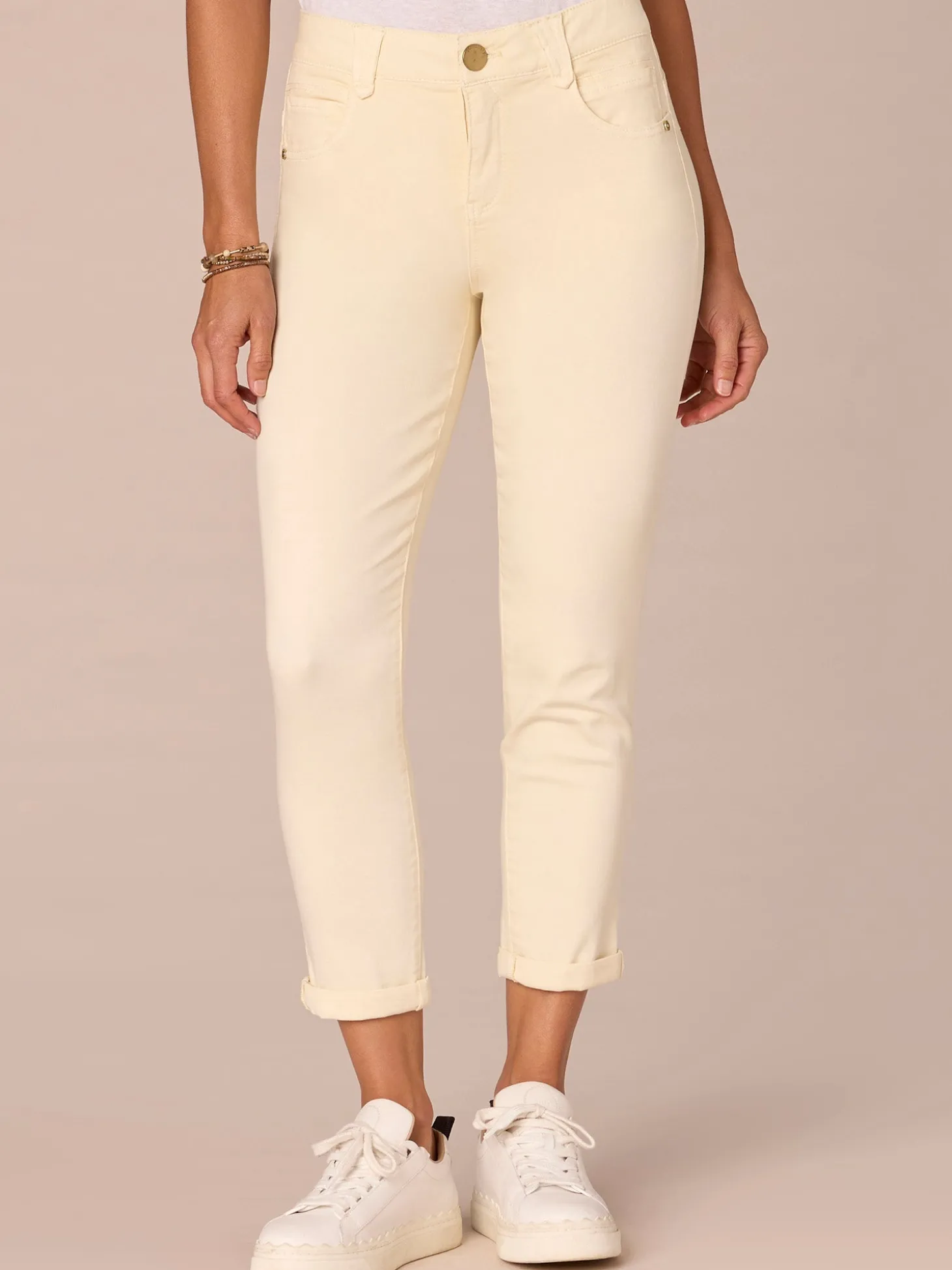 "Ab"solution® Colored Ankle Skimmer Pants
