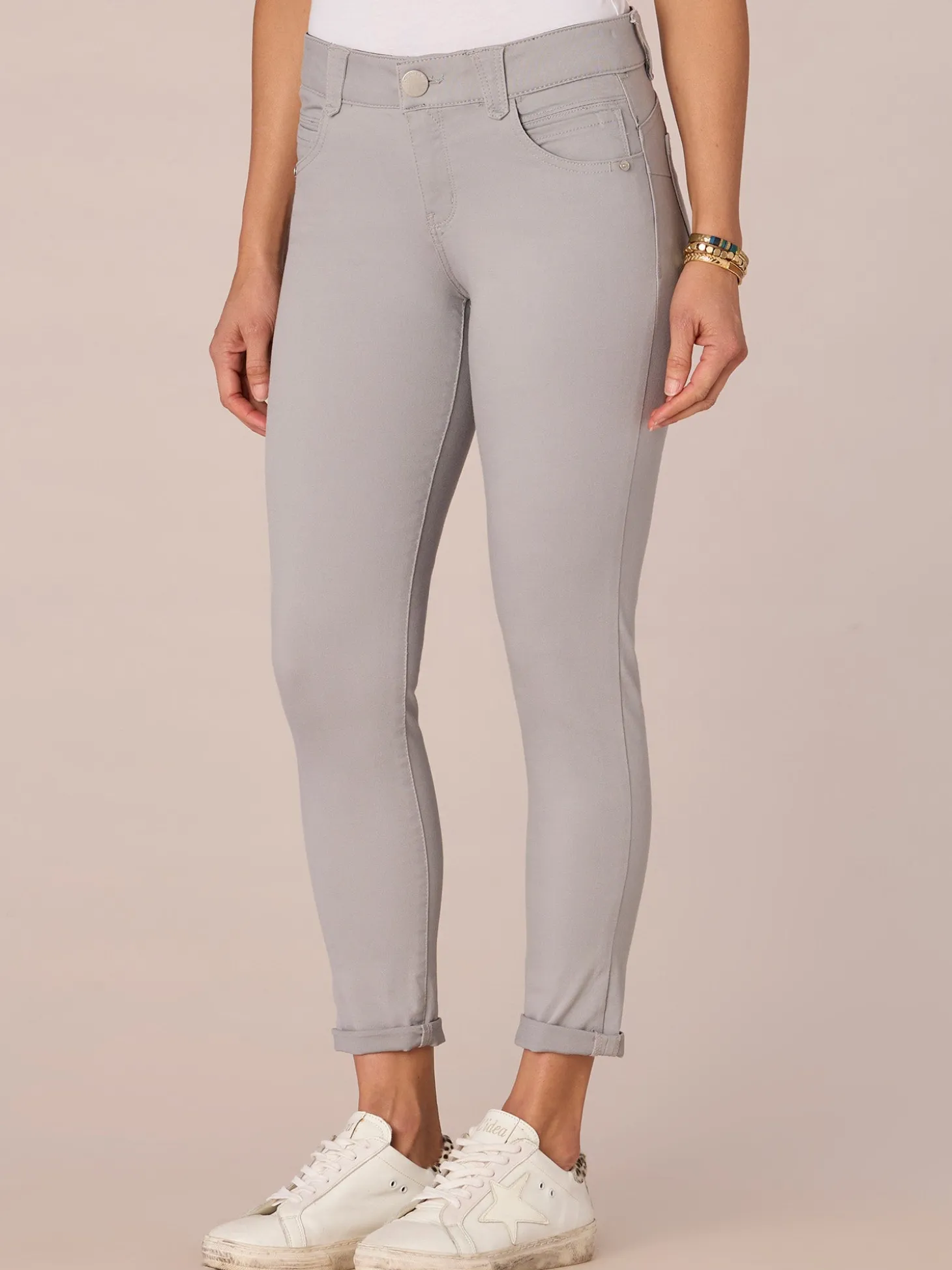 "Ab"solution® Colored Ankle Skimmer Pants