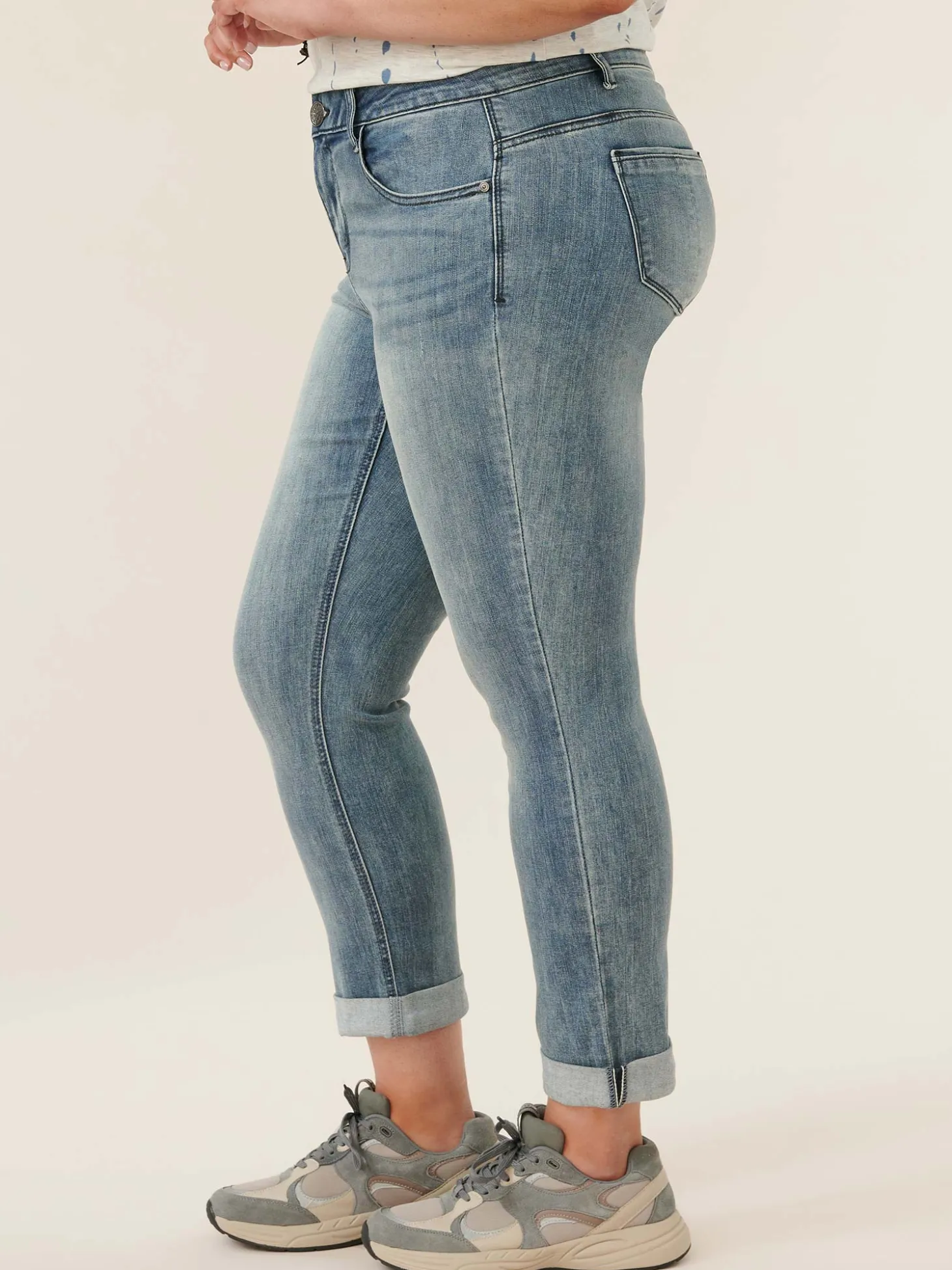 "Ab"solution® Girlfriend Blue Plus Jeans