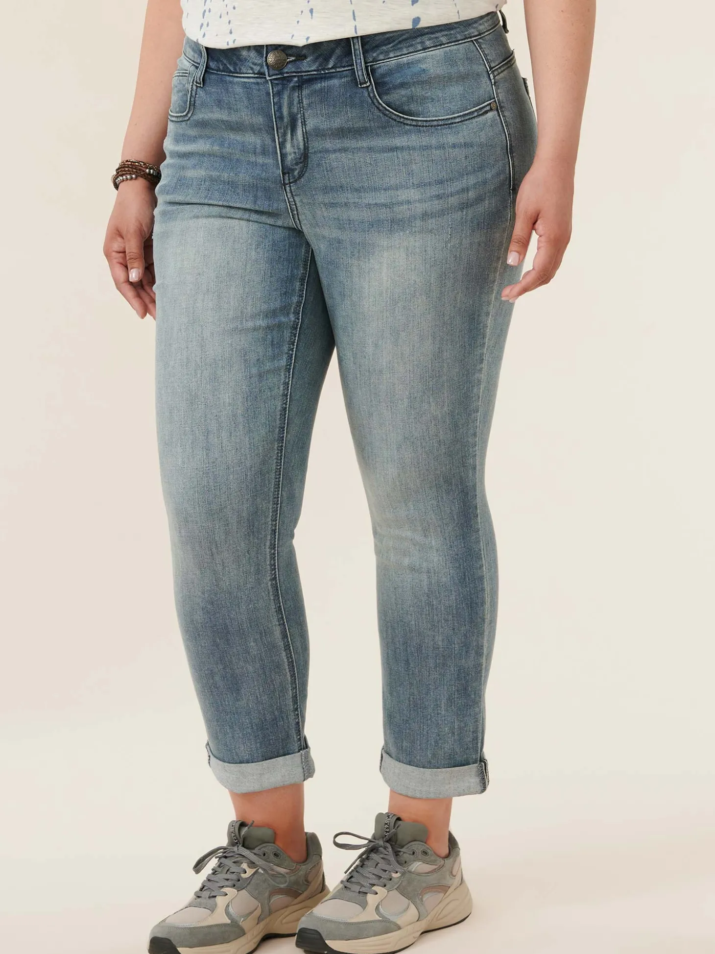 "Ab"solution® Girlfriend Blue Plus Jeans