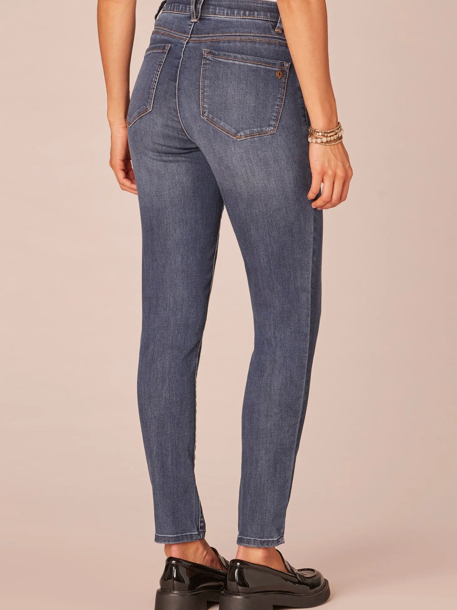 "Ab"solution High Rise Ankle Length Petite Jeans