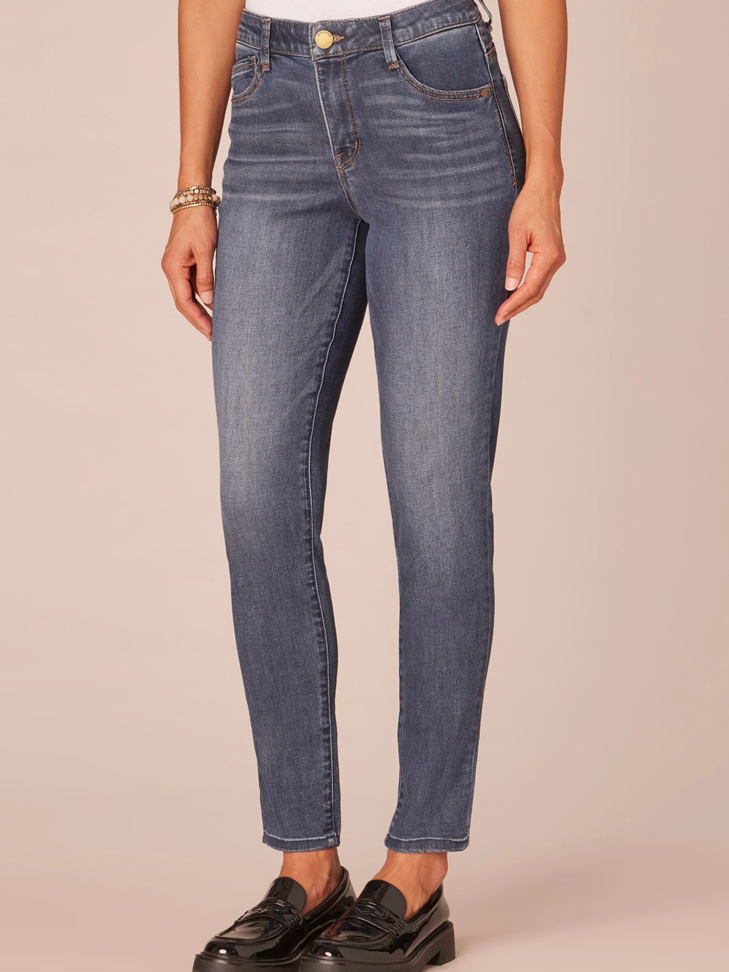 "Ab"solution High Rise Ankle Length Petite Jeans