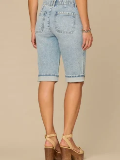 “Ab”solution® High Rise Coin Pocket Bermuda Shorts with Cuffed Hem