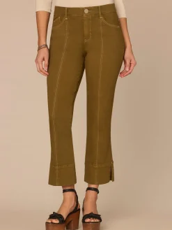 "Ab"solution® High Rise Colored Center Seam Kick Flare Pants