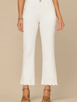 “Ab”solution® High Rise Cropped Hem Petite Itty Bitty Flare Pants