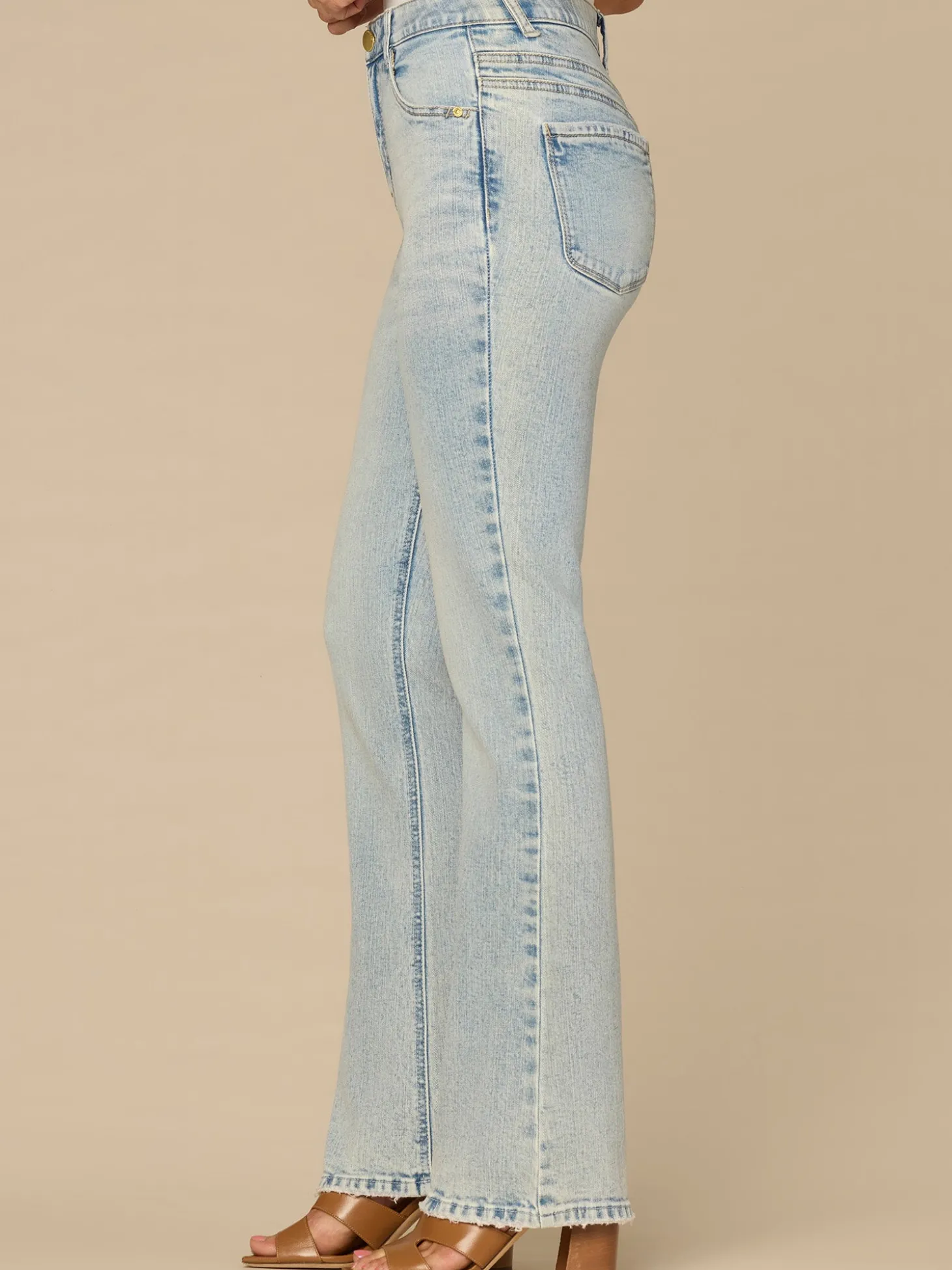 “Ab”solution® High Rise Double Yoke Plus Size Itty Bitty Boot Jeans