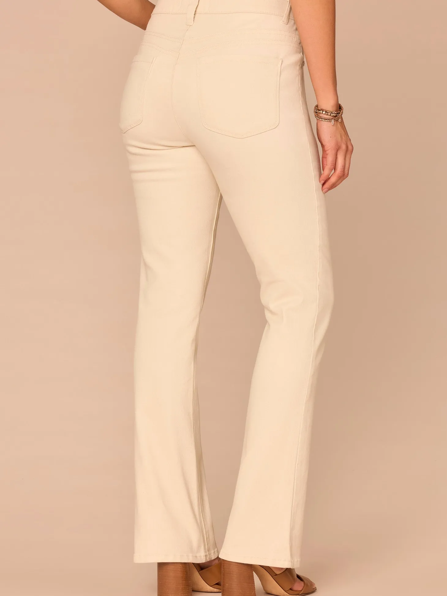 "Ab"solution® High Rise Double Yoke Itty Bitty Boot Plus Size Pants