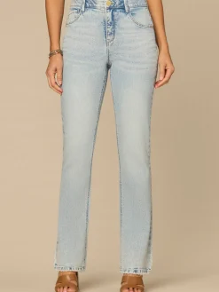 “Ab”solution® High Rise Itty Bitty Boot Jeans with Double Yoke