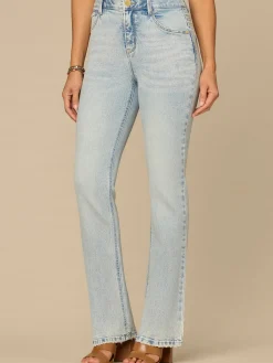 “Ab”solution® High Rise Petite Itty Bitty Boot Jeans with Double Yoke