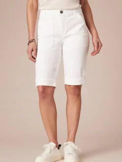 “Ab”solution® High Rise Plus Size Bermuda Shorts with Coin Pocket