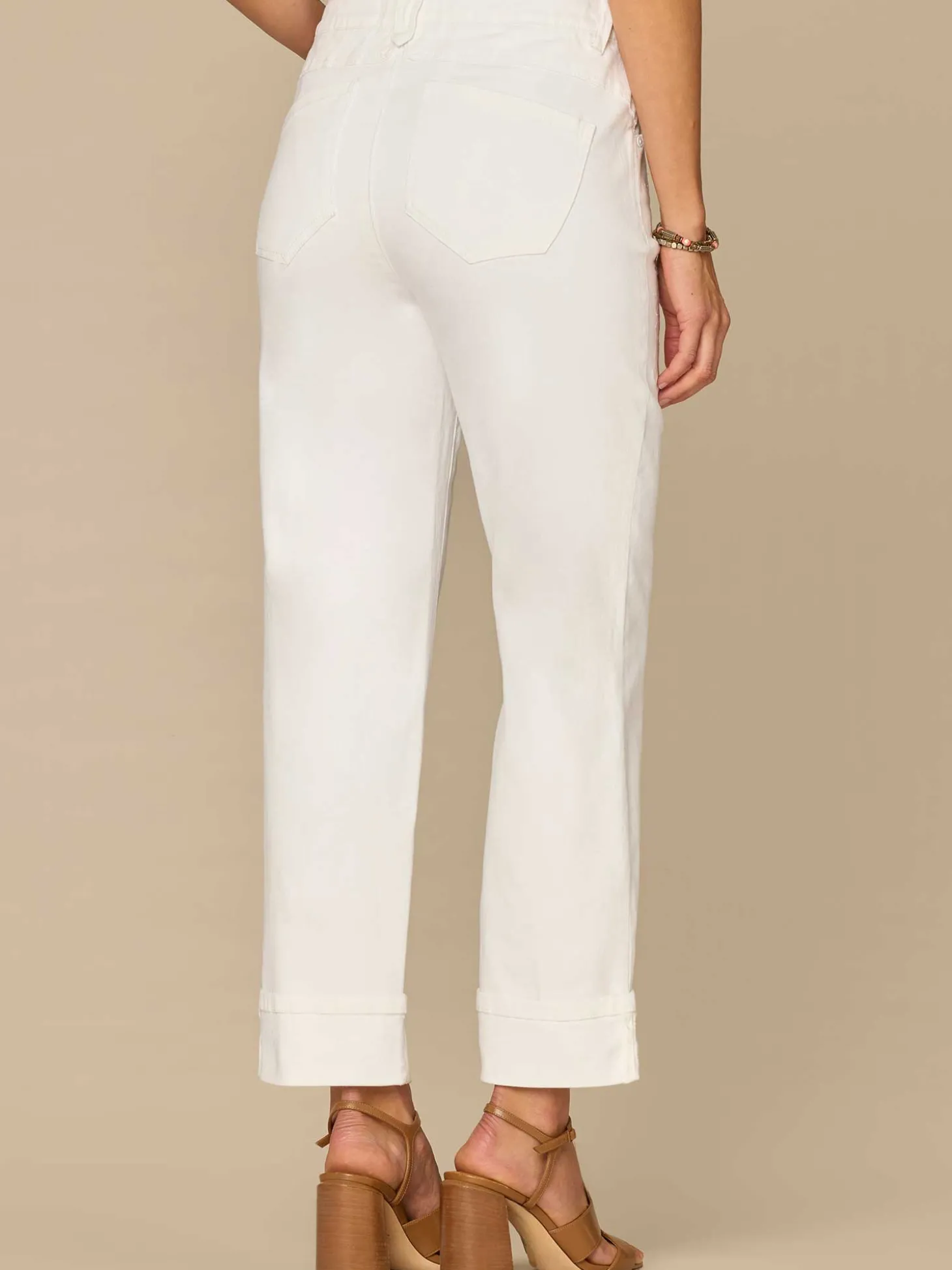 "Ab"solution® High Rise Round Up Embroidered Pocket Boyfriend Jean