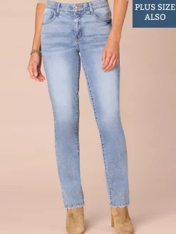 "Ab"solution® High Rise Vintage Plus Size Straight Leg Jeans