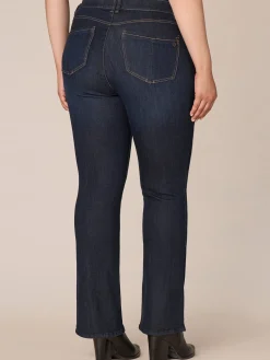 "Ab"solution® Indigo Itty Bitty Bootcut Plus Jeans