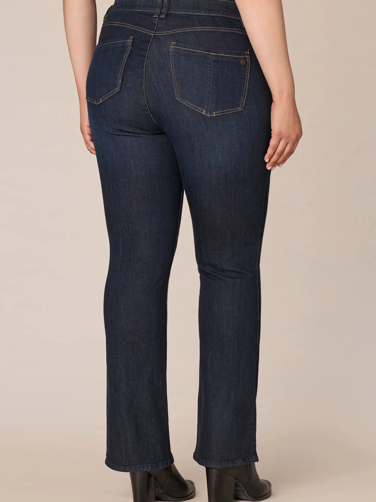 "Ab"solution® Indigo Itty Bitty Bootcut Plus Jeans