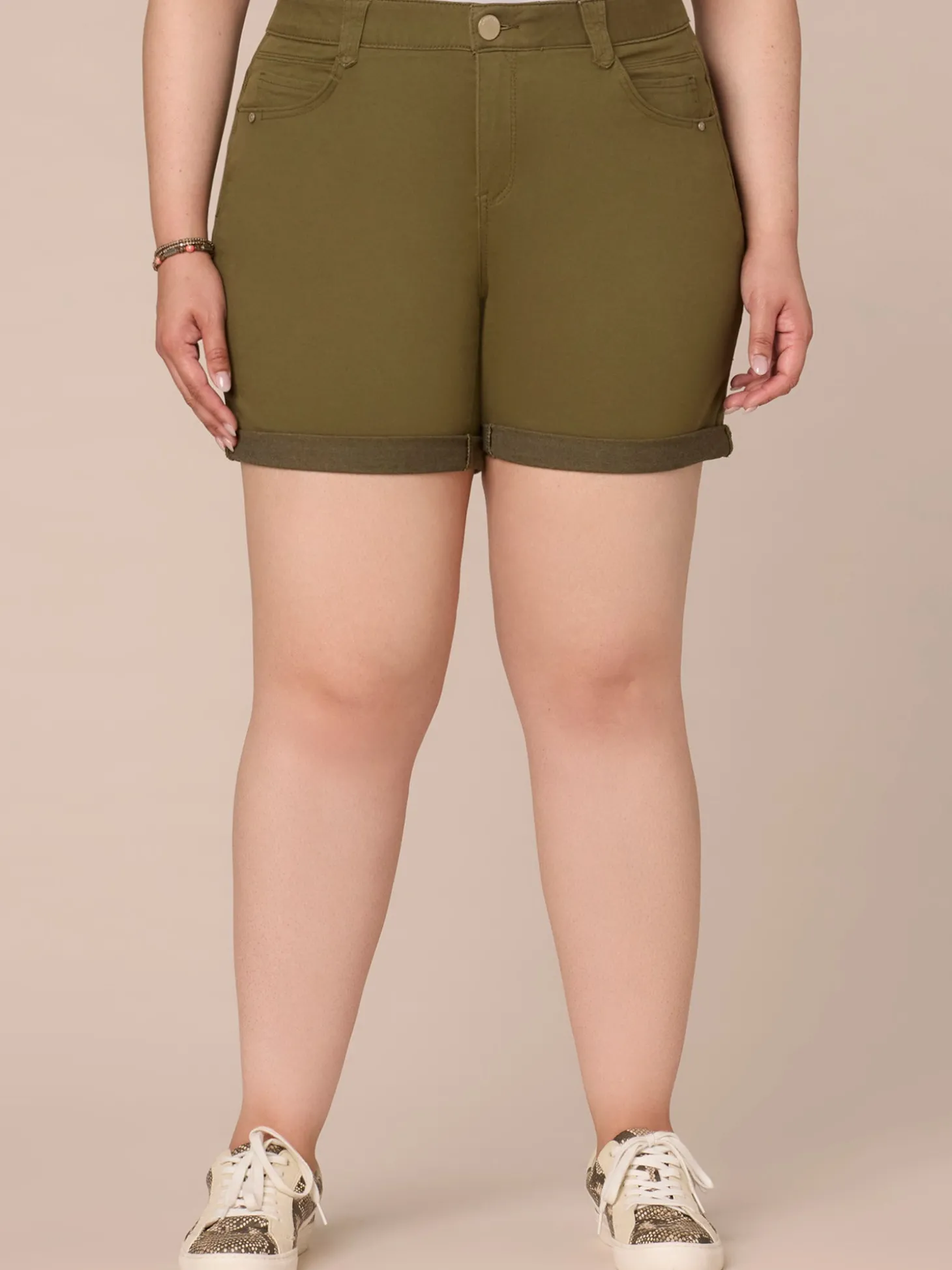 "Ab"solution® 7" Inseam Plus Colored Twill Shorts