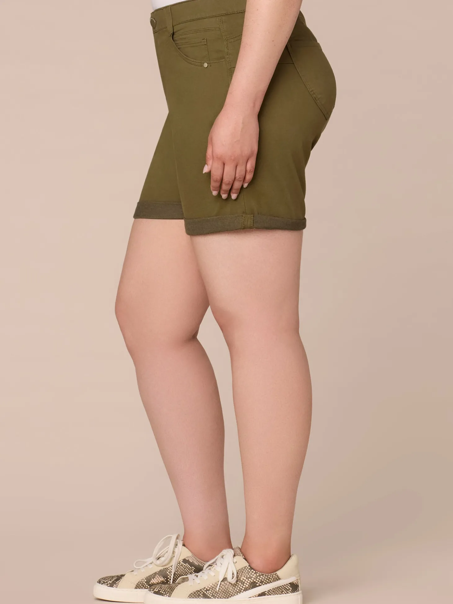 "Ab"solution® 7" Inseam Plus Colored Twill Shorts