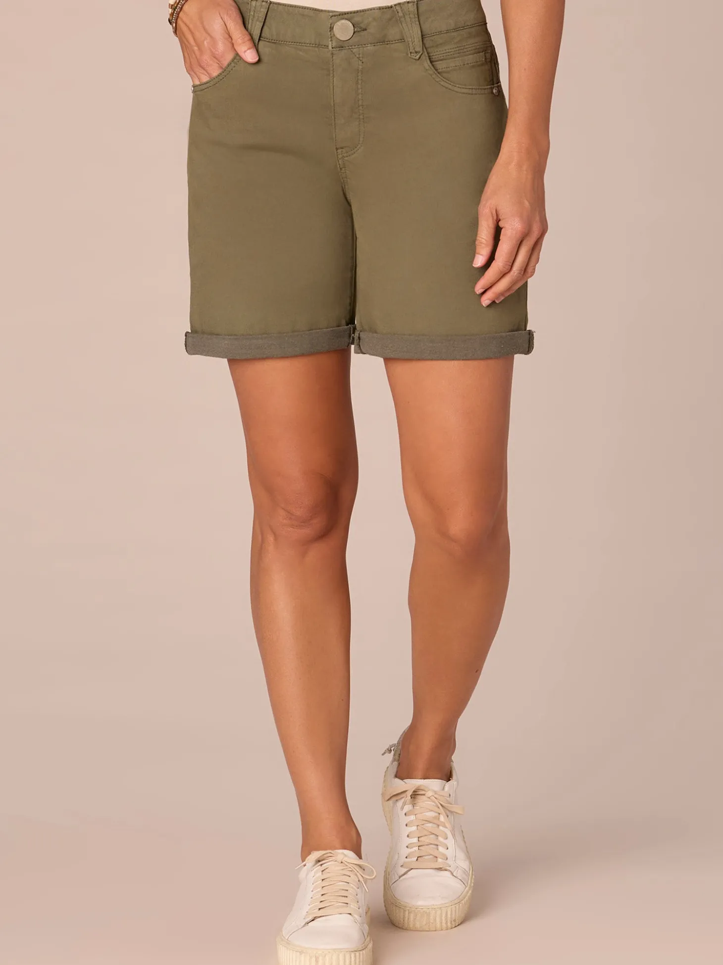 "Ab"solution® 7" Inseam Twill Colored Shorts
