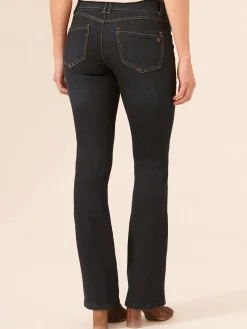 "Ab"solution® Itty Bitty Bootcut Indigo Petite Jeans