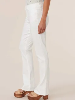 "Ab"solution® Itty Bitty Bootcut White Jeans