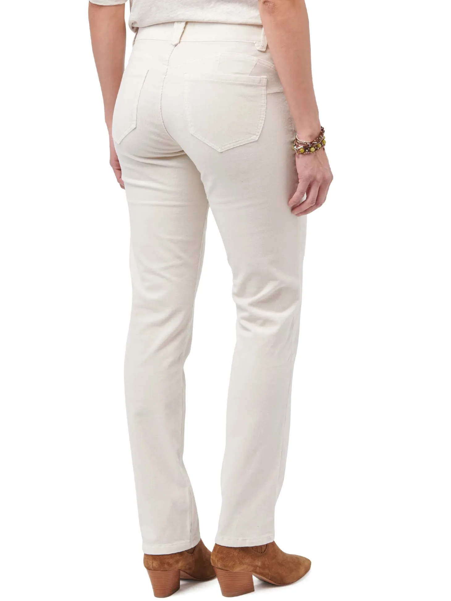 "Ab"solution® Mid-Rise Corduroy Straight Leg Pants