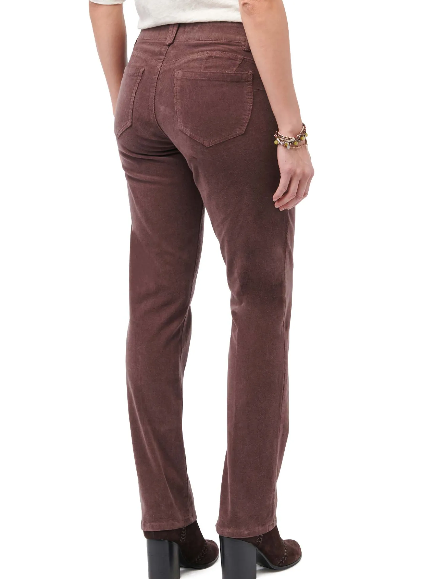 "Ab"solution® Mid-Rise Corduroy Straight Leg Pants