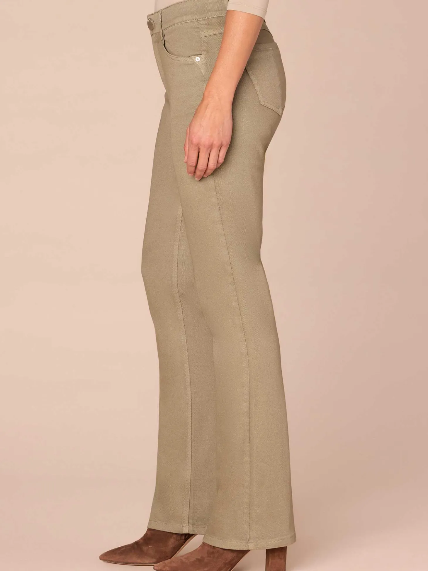 "Ab"solution® Mid-Rise Itty Bitty Boot Plus Size Pants