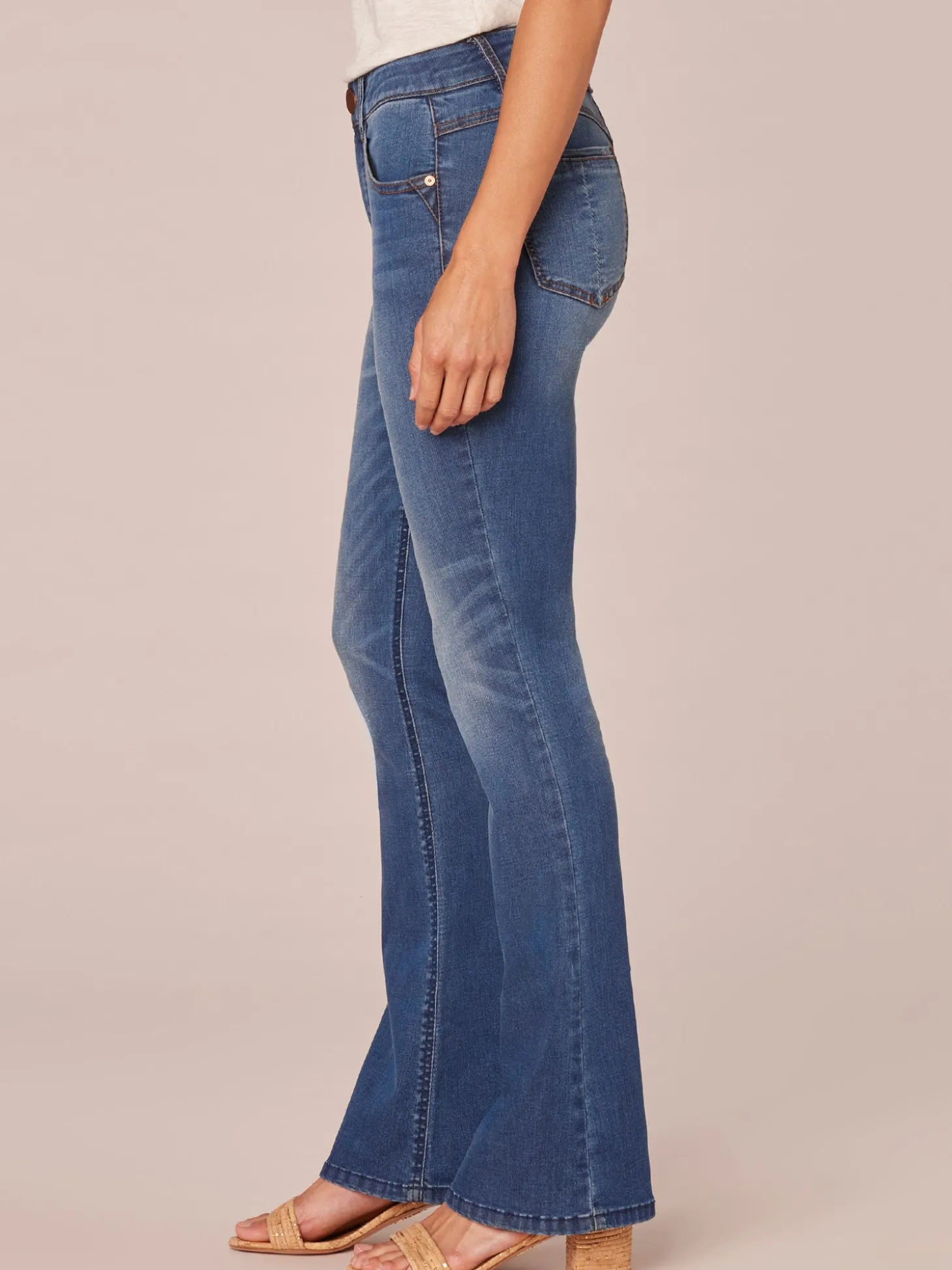 "Ab"solution® Mid-Rise REPREVE® Tall Itty Bitty Boot Jeans