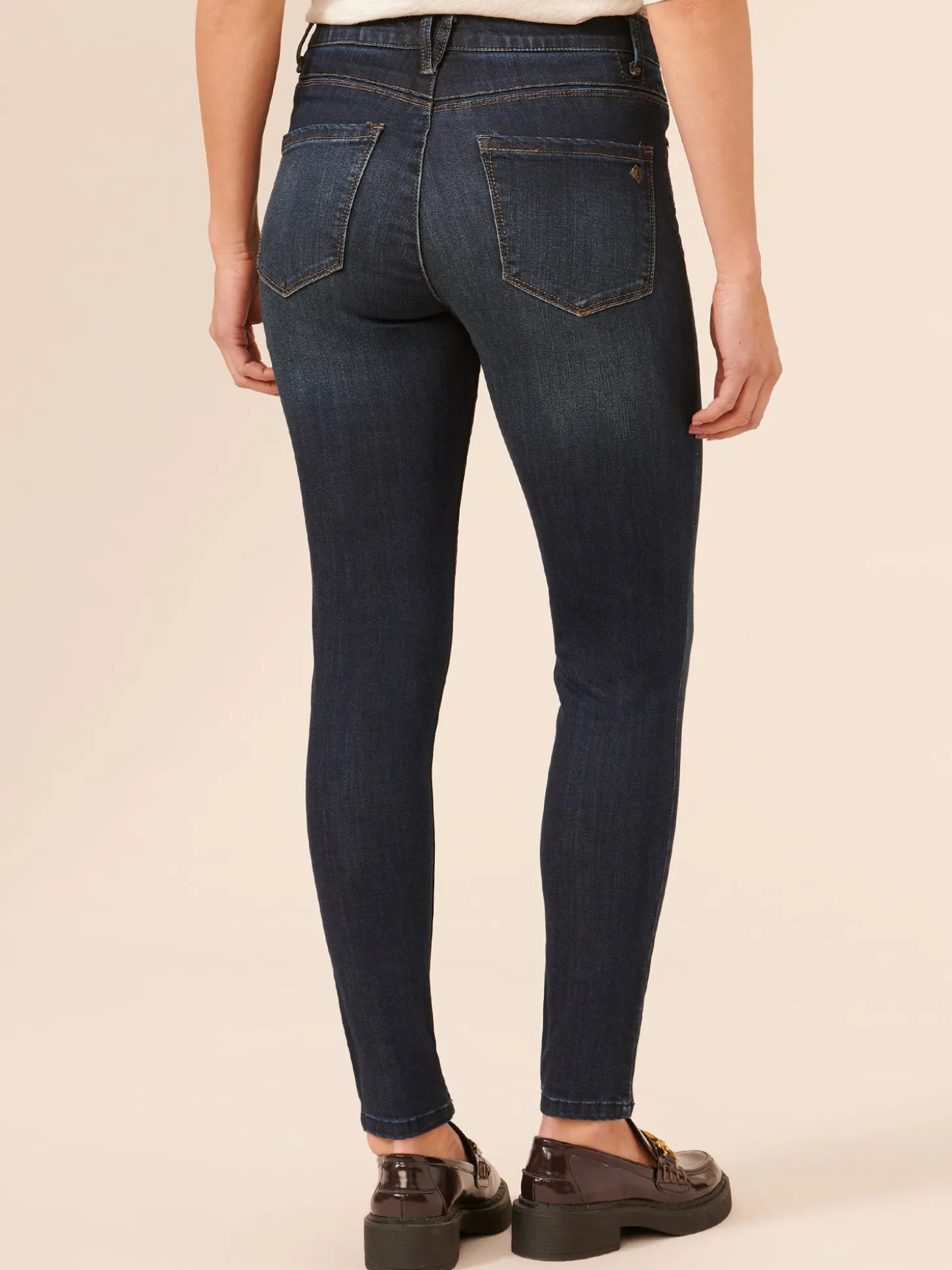 "Ab"solution® Modern High Rise Ankle Length Petite Skinny Jeans